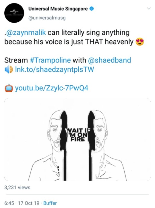 Universal Music Singapore on Twitter - 10/17 | STREAM TRAMPOLINE | WATCH THE LYRIC VIDEO