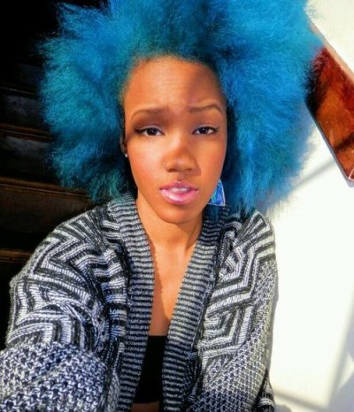 Blue Afro Tumblr