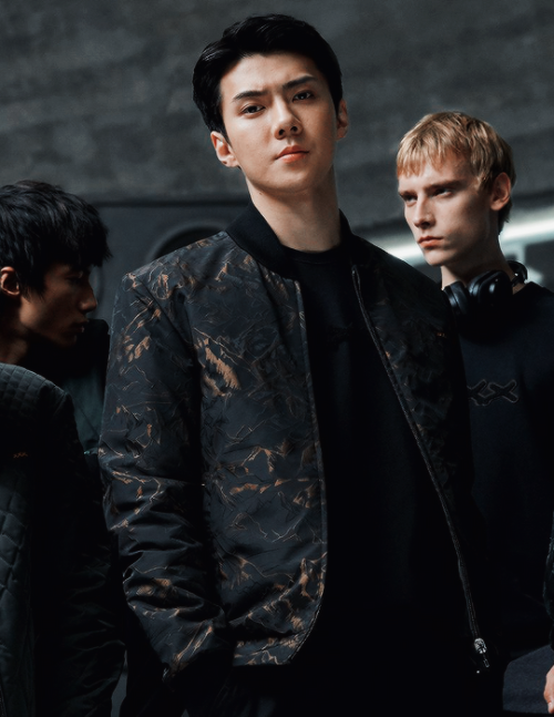 ohsehuns:Esquire Italy featured Sehun for ‘Ermenegildo Zegna...