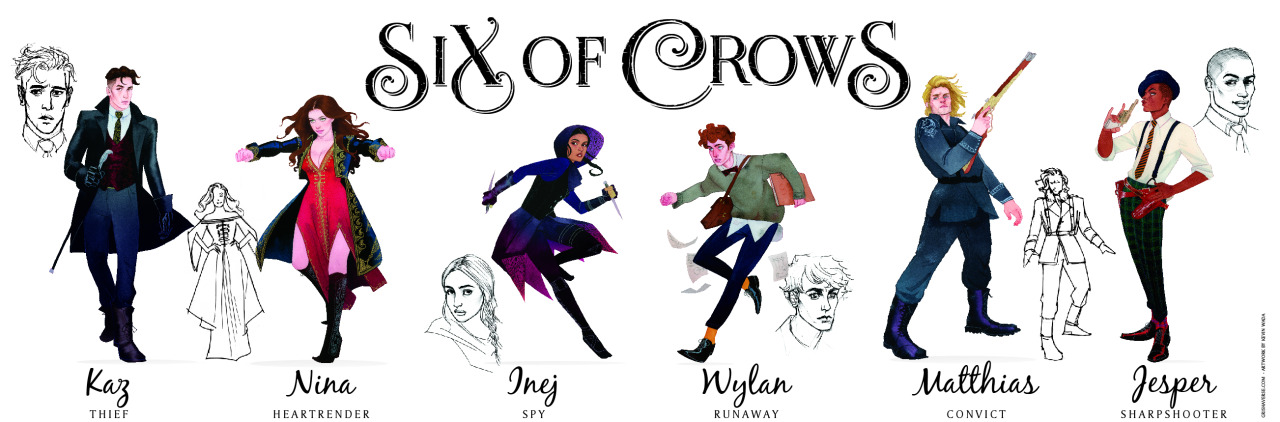 Image result for six of crows kevin wada