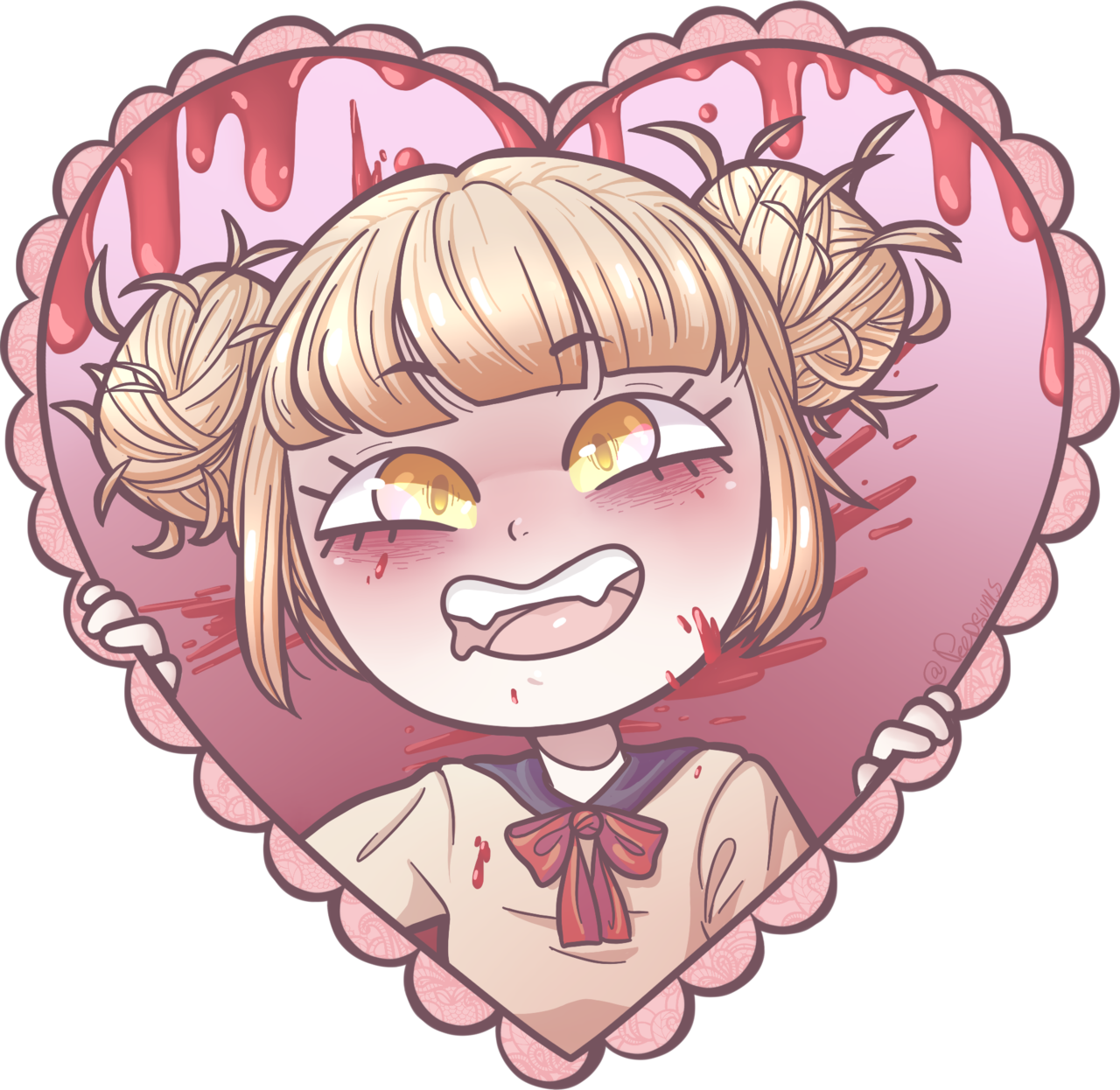 the red means i love you toga edit