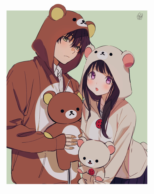 ★ 【mery】 「奉える」 ☆ ⊳ oreki / chitanda (hyouka) ✔ republished w/permission ⊳ ⊳ follow us on instagram