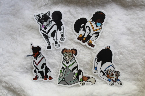 lyssartandstars:FORM PUPTRON!Puptron stickers are now on sale...