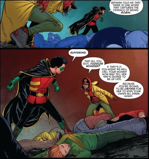 dcpanels:Batman once said to me that being a Robin is about...