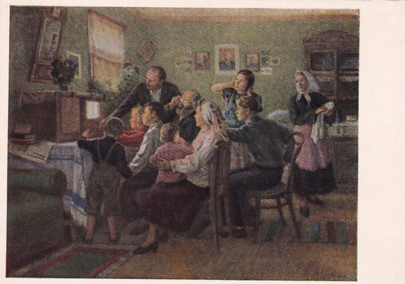 G. Shelmanov “By the TV. The New Program” (1954)
Listed on Etsy: http://ift.tt/2dvESwF