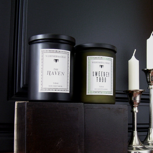 sosuperawesome:Scented CandlesWerther And Gray on EtsySee our...