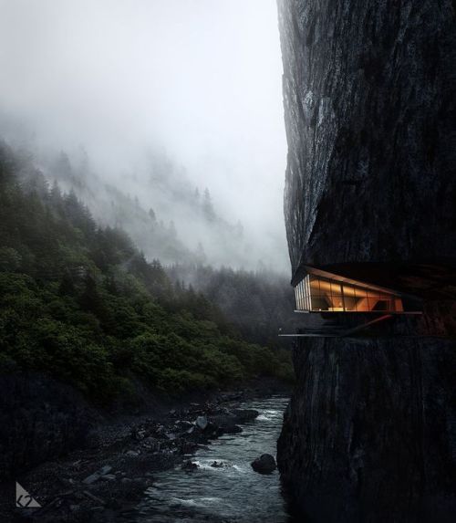 ronbeckdesigns:rhubarbes: “On the edge on Behance by K2 Visual...