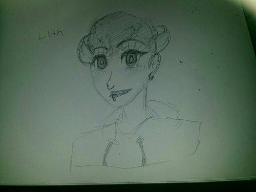 My OC Lilith drawn by @violetthepurplegal