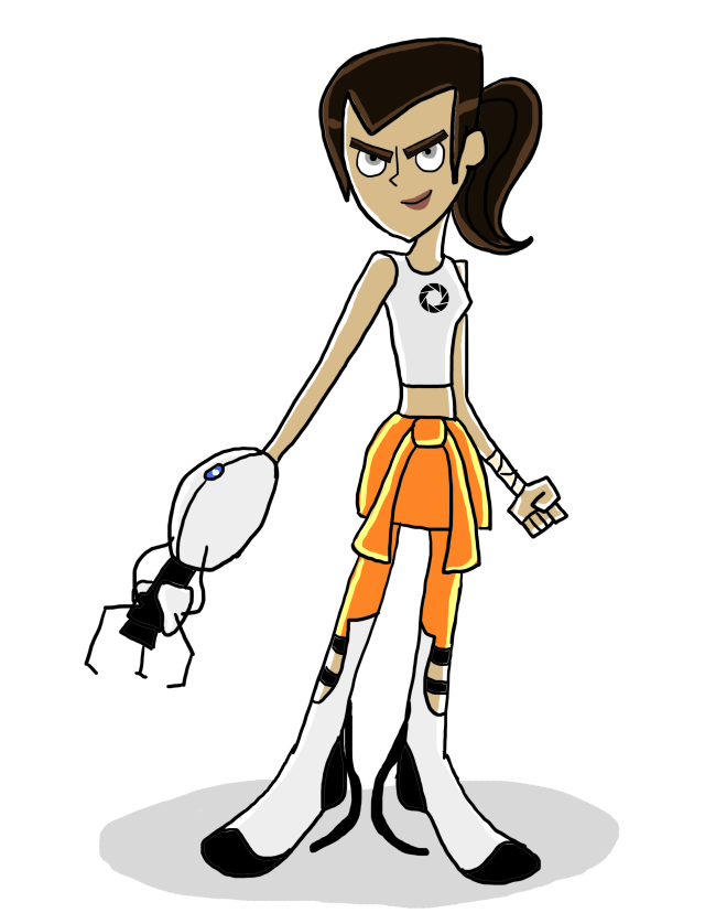 Cody's Art Blog — ‘Portal 2 / Danny Phantom Crossover’ Portal 2...