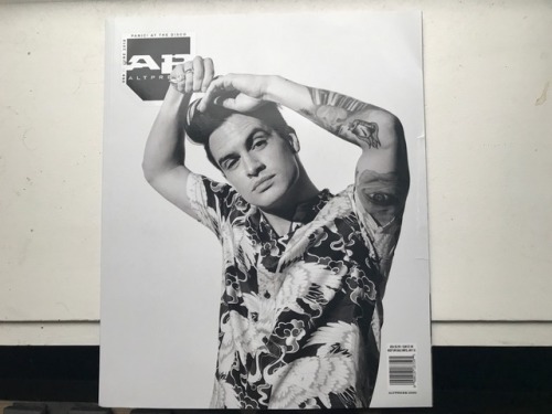 stillglowinstillcrowin:Hi Brendon’s issue of Alt Press came in...