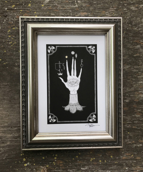 I have several framed (and non framed) Giclee Prints of my Hand...