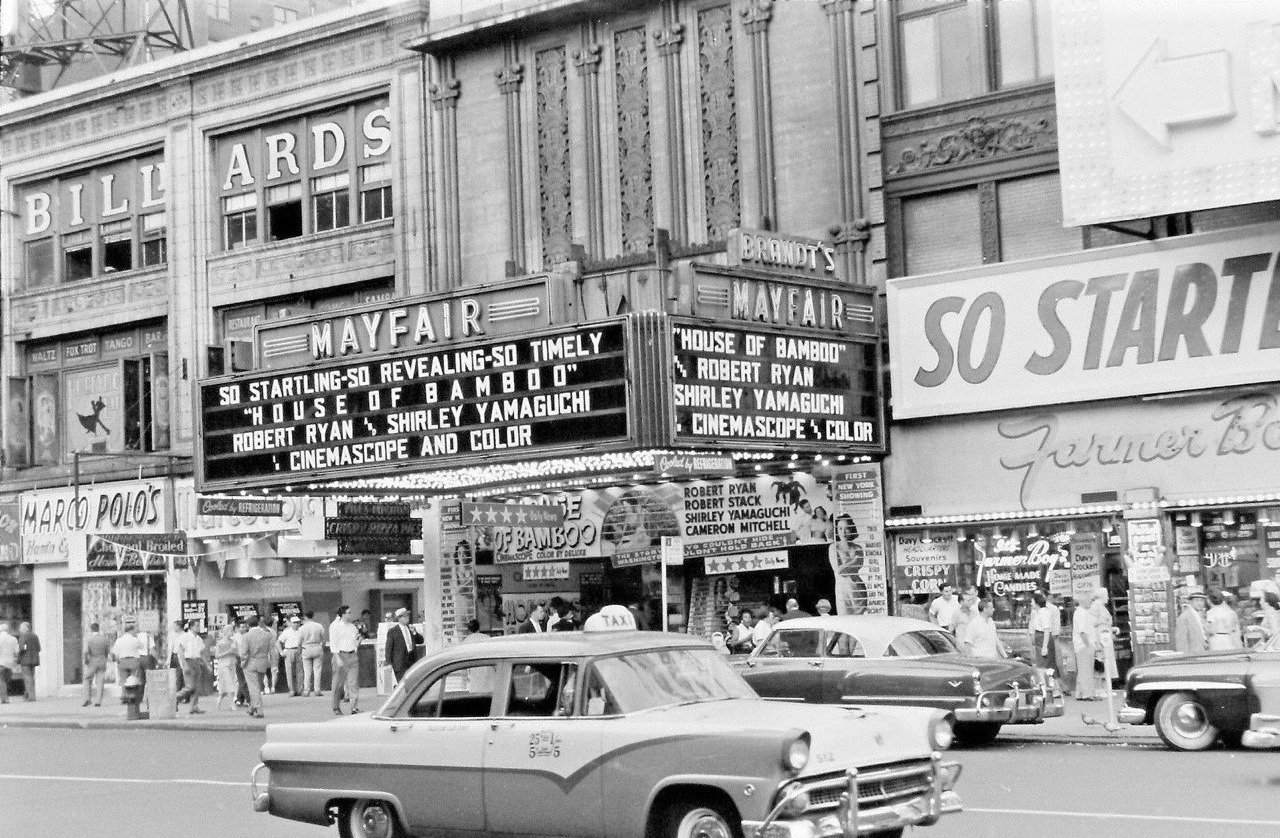 New york cinema. Нью-Йорк 1950-х. Книга New York 1960.