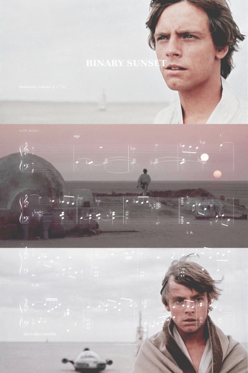 skywalker-smirks:Star Wars Protagonists + Themes