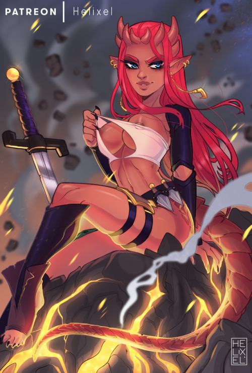 reddragonroyale:NSFW!LOOK AT THIS KICK ASS ART (part...