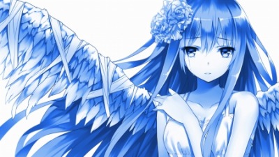 Images Of Blue Anime Girl Aesthetic