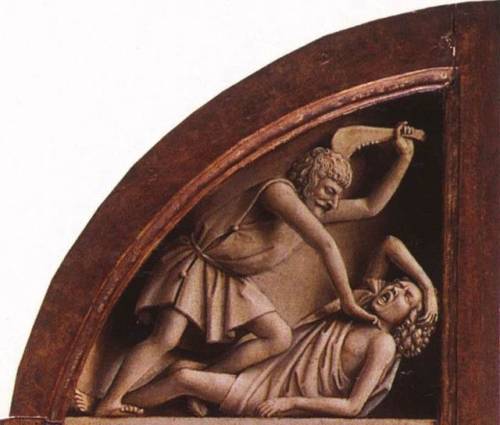 artist-vaneyck:The Ghent Altar (detail), Jan van EyckMedium:...
