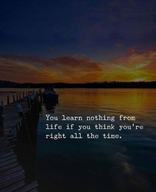 thinkpozitiv:You learn nothing from life if you think you’re...