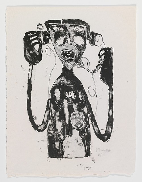 art-mysecondname:Telephone Torment by Jean Dubuffet