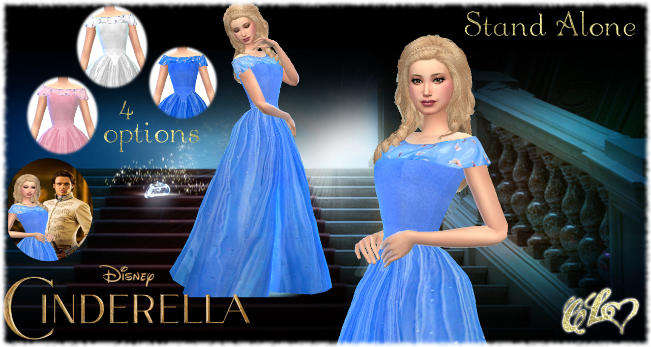 Conteúdo Personalizado The Sims 4: Cinderella + Cc Links – Fashion The 114