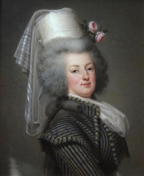 A portrait of Marie Antoinette by Adolf Ulrik Wertmüller, 1788.