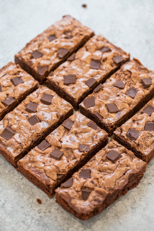 sexy-desserts:Starbucks Double Chocolate Brownies Copycat...