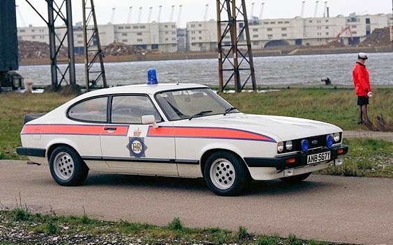 <p>Ford Capri police car UK</p>