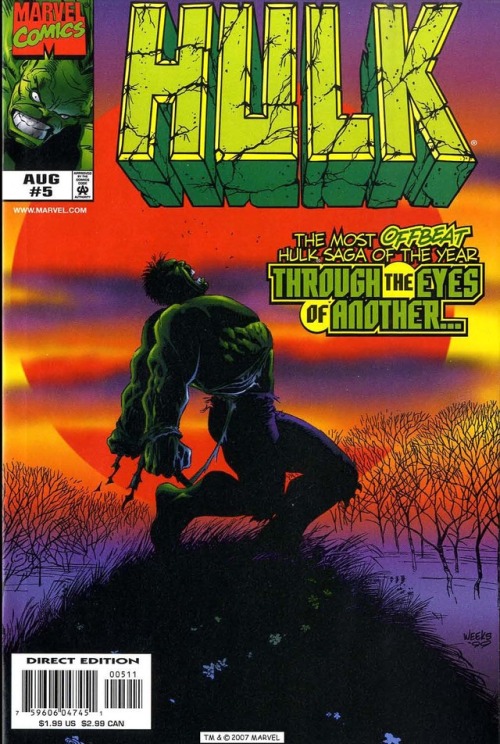 comicbookcovers:Hulk #5, August 1999, Pencils :Lee Weeks