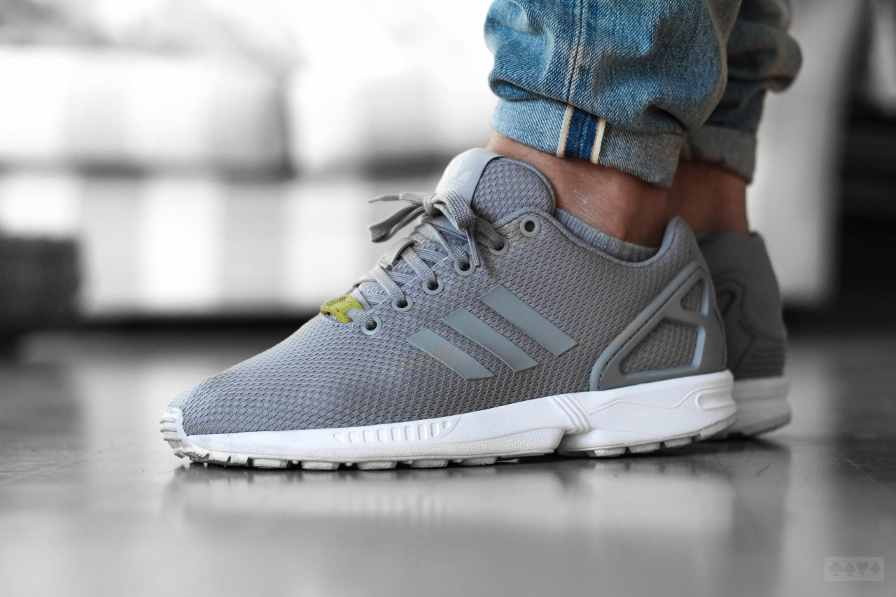 Adidas ZX Flux - Grey – Sweetsoles – Sneakers, kicks and trainers.