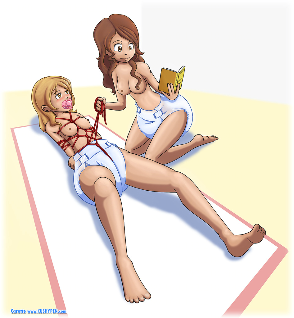 Diaper Bondage Anime Girls | BDSM Fetish