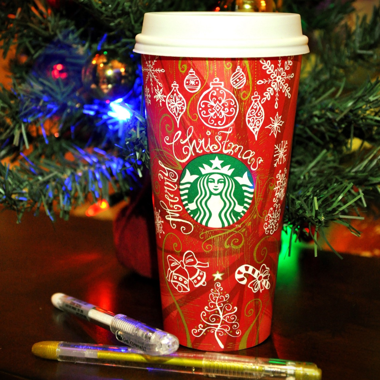 Heather Rooney Art Doodling On My Starbucks Cup By The Christmas