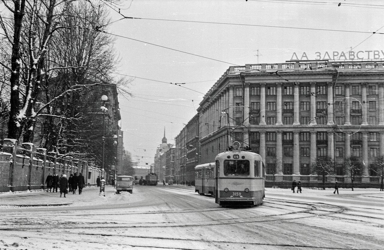 Revolution Square and Kuibyshev Street in Leningrad (1978)