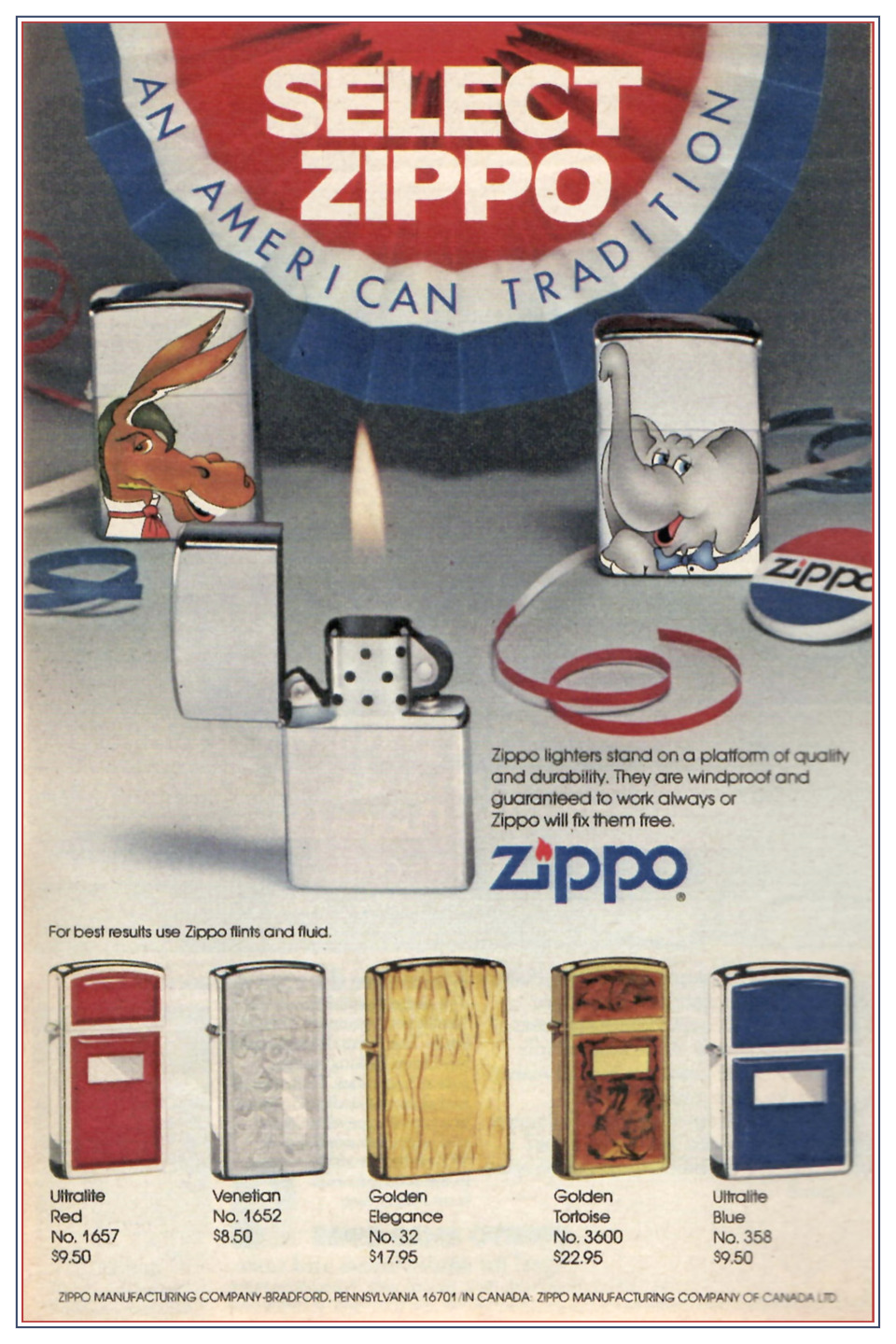 Zippo Manufacturing Company - 1980