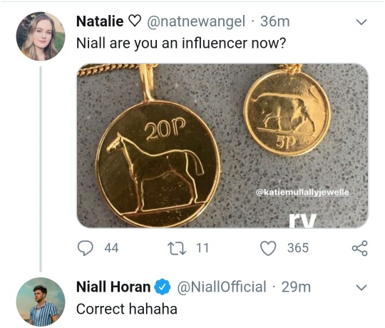 Niall’s recent Twitter Activity - 05/27