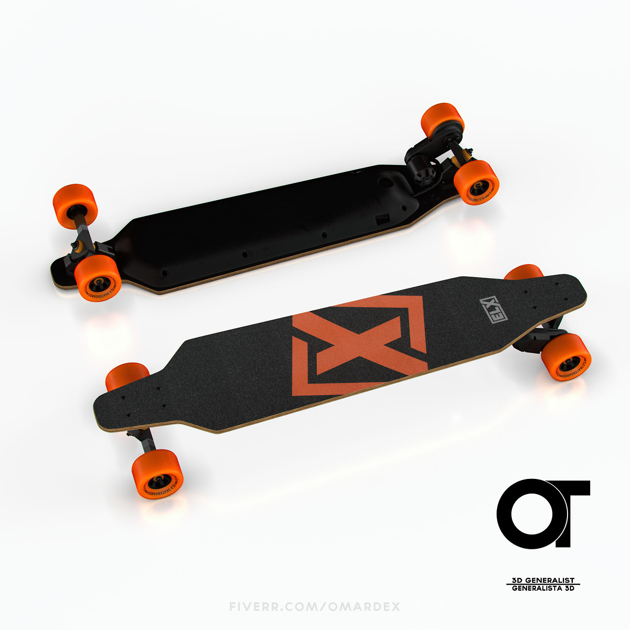 Omardex 3D \u2014 ELX electric Skateboard