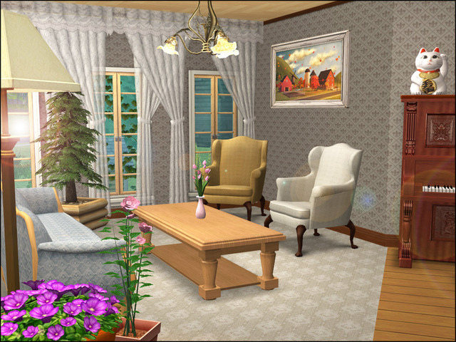 My creations for The Sims • THE SIMS 2 Little family home ( No CC