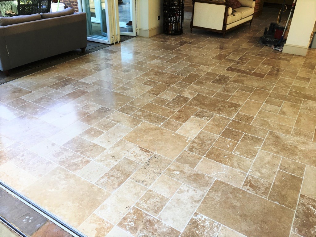 Tile Cleaning Restoring A Slate Tiled Kitchen Floor