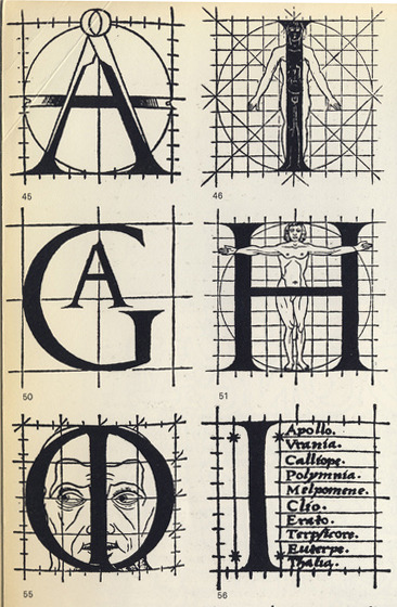 Design is fine. History is mine. — Geoffroy Tory, Le Champ fleury, 1529