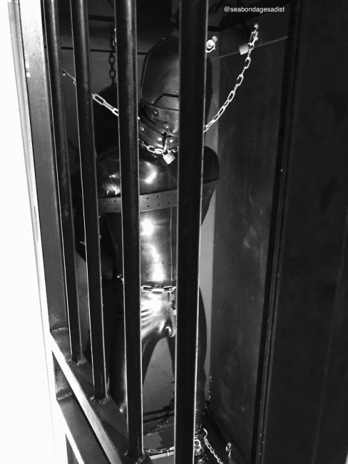 kinkycigarfur:seabondagesadist:The day started with full gimp...