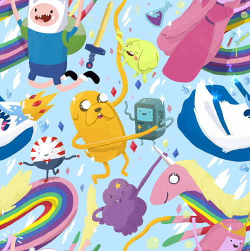 adventure time pattern | Tumblr