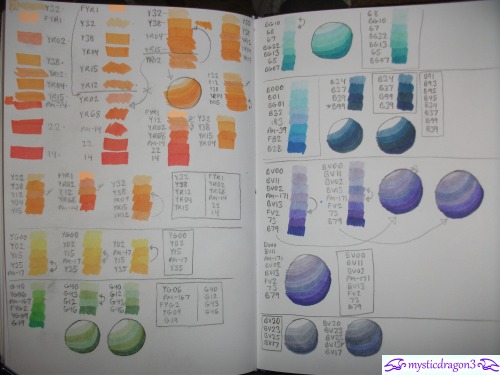 Touch Twin Marker Color Chart