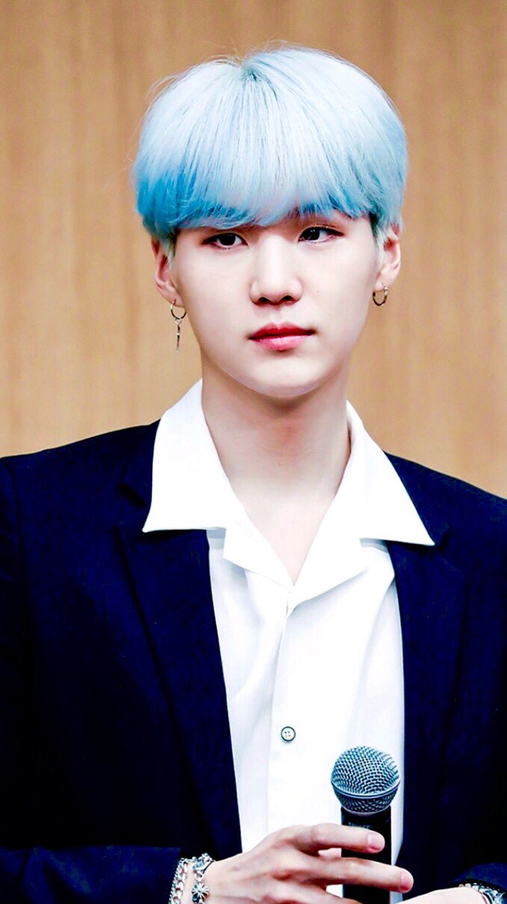  BTS Wallpapers Blue Haired Suga Wallpapers Please like 