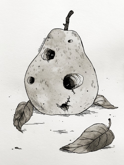 oldpinewoods:It’s October! and that means: 1st day of Inktober...