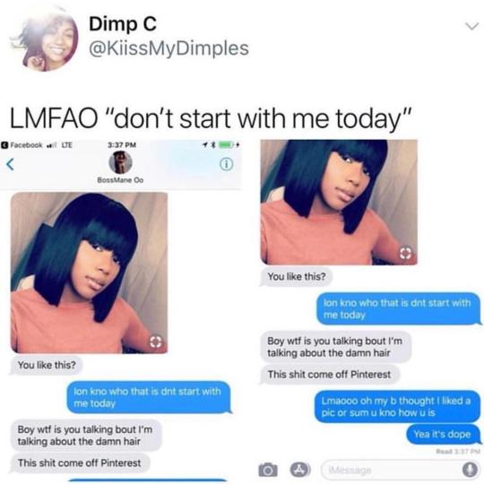 My man thought "Ah shit here we go again"