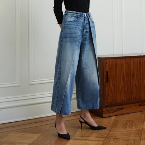 Make a statement in the Porter Wideleg in Don - a jean that...