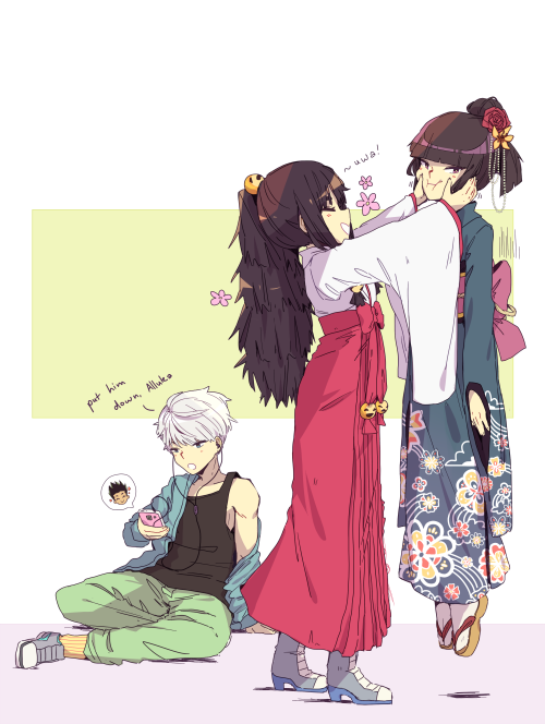 sparkystar:kalluto is so small and alluka probably loves it