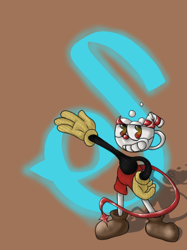 cuphead drawing