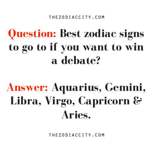 zodiac questions and answers