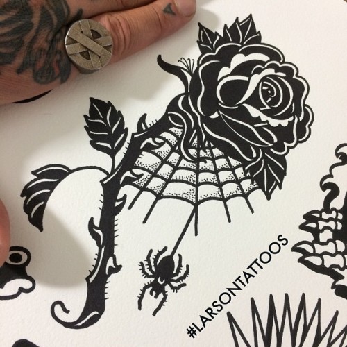 larsontattoos:A sheet I’m working on #larsontattoos