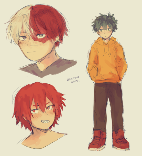 kirishima probably dyes his eyebrows - art dump