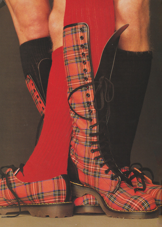 March 1993. ‘Who bent down to tie the laces of these boots?’